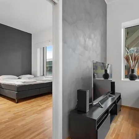 Apartment Modern With Rooftop Terrace And Stunning Views Bergen